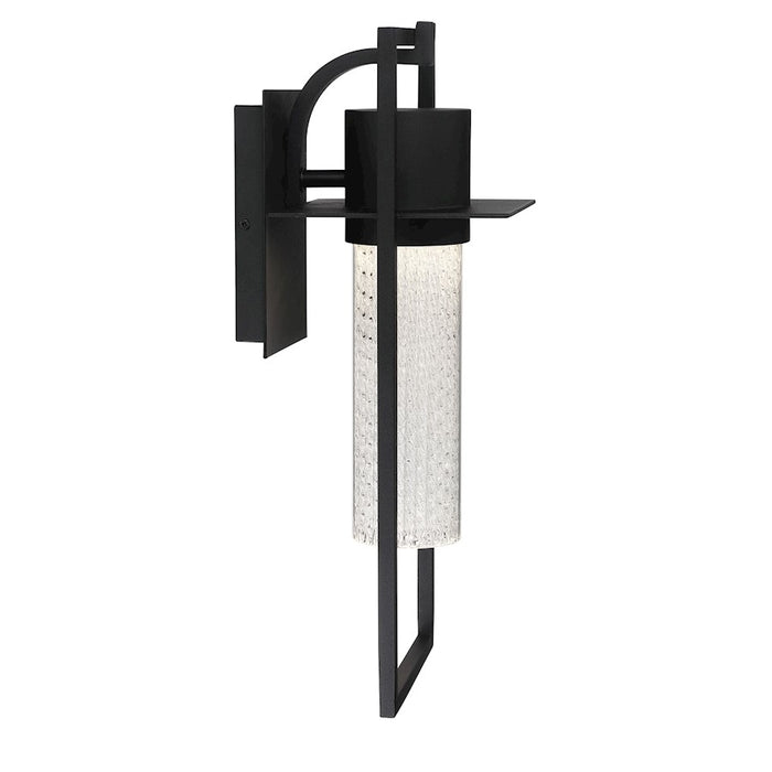 Eurofase Outdoor Small LED Outdoor Wall Mount, Black/Clear