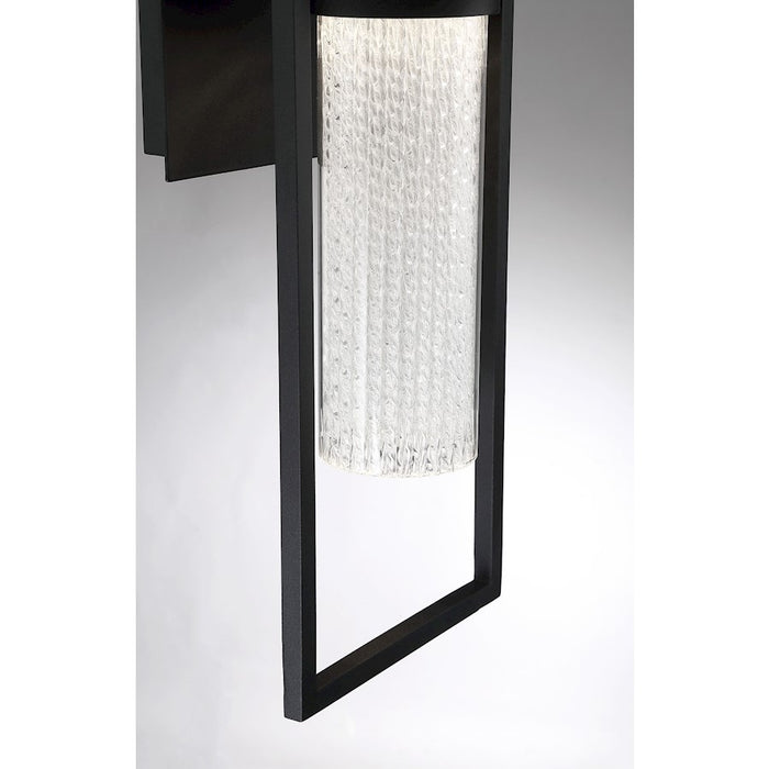 Eurofase Outdoor Small LED Outdoor Wall Mount, Black/Clear