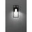 Eurofase Outdoor Small LED Outdoor Wall Mount, Black/Clear