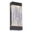 Eurofase Outdoor Large LED Surface Mount, Black/Black Wood Grain