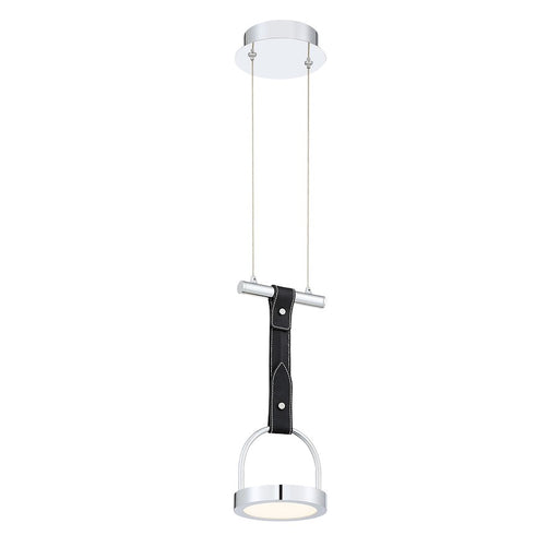 Eurofase Lappin 4-Light Linear LED Chandelier, Chrome