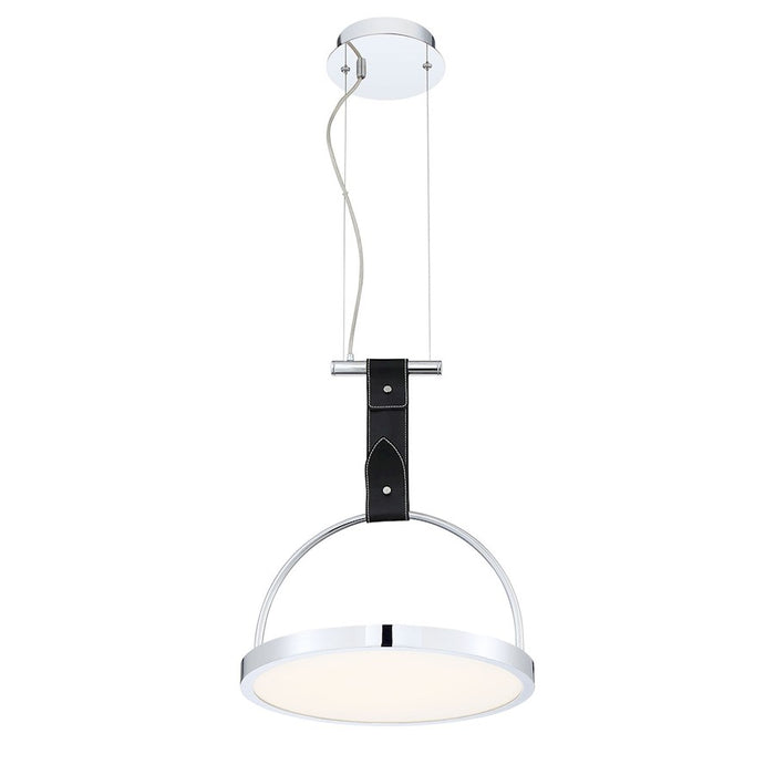 Eurofase Lappin 4-Light Linear LED Chandelier, Chrome