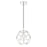 Eurofase Norway 1-Light LED Pendant, Chrome/Clear