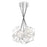 Eurofase Norway 1-Light LED Pendant, Chrome/Clear