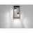 Eurofase Gibson Outdoor Sconce, Antique Grey/Clear Seeded