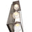 Eurofase Gibson Outdoor Sconce, Antique Grey/Clear Seeded