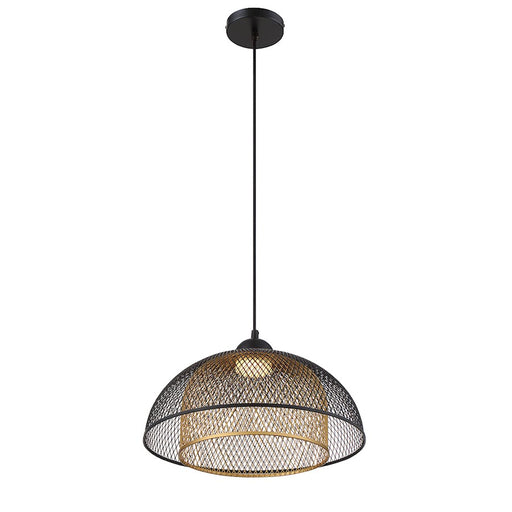Eurofase Kenmore Two-Tone LED Pendant, Black/Gold/Black/Gold
