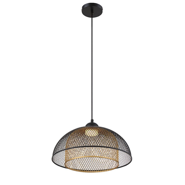 Eurofase Kenmore Two-Tone LED Pendant, Black/Gold/Black/Gold