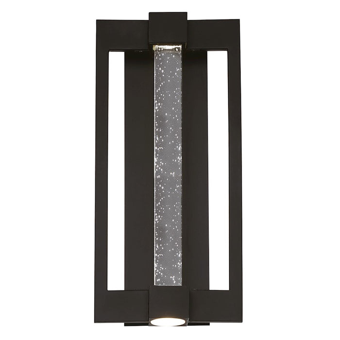 Eurofase Hanson Outdoor LED Wall Sconce, Black/Clear