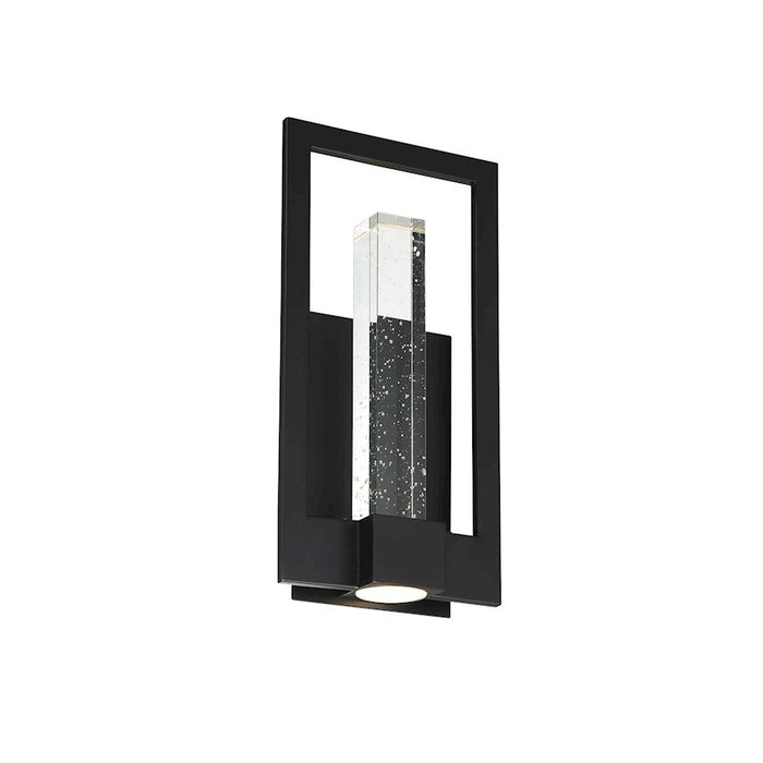 Eurofase Hanson Outdoor LED Wall Sconce, Black/Clear