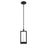 Eurofase Hanson 2-Light LED Pendant, Black/Clear