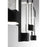 Eurofase Hanson 2-Light LED Pendant, Black/Clear