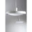 Eurofase Sandstone Large LED Pendant, White/Clear