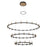Eurofase Albany LED Chandelier, Deep Black/Brass/Soft White