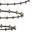Eurofase Albany LED Chandelier, Deep Black/Brass/Soft White