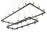 Eurofase Altamont LED Chandelier, Nickel/Black/Soft White