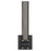 Eurofase Admiral 5in Wide Wall Sconce | Industrial Matte Black & Brass | Bathroom & Bedroom Accent Light | 18W Integrated LED | Dimmable | 37052-010