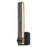Eurofase Admiral 5in Wide Wall Sconce | Industrial Matte Black & Brass | Bathroom & Bedroom Accent Light | 18W Integrated LED | Dimmable | 37052-010