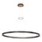 Eurofase Admiral LED Chandelier, Matte Black/Brass/Soft White