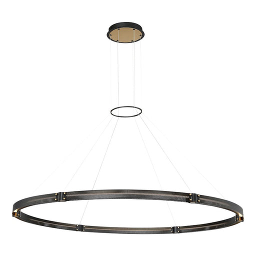 Eurofase Admiral LED Chandelier, Matte Black/Brass/Soft White