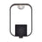 Eurofase Dagmar LED Wall Sconce, Black/White & Clear
