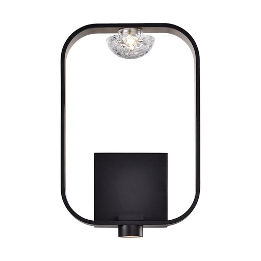 Eurofase Dagmar LED Wall Sconce, Black/White & Clear