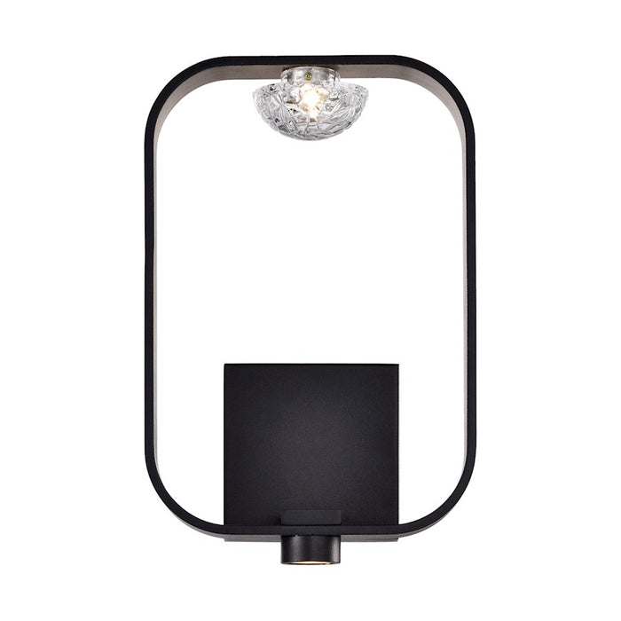 Eurofase Dagmar LED Wall Sconce, Black/White & Clear