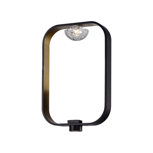 Eurofase Dagmar LED Wall Sconce, Black/White & Clear