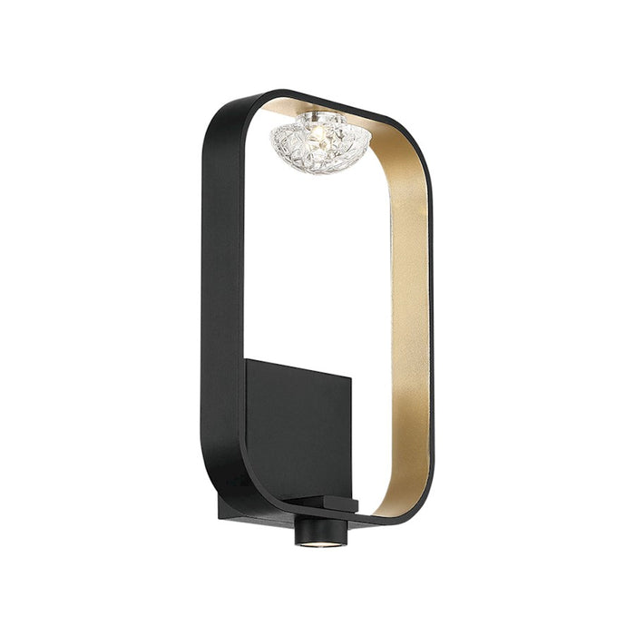 Eurofase Dagmar LED Wall Sconce, Black/White & Clear