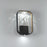 Eurofase Dagmar LED Wall Sconce, Black/White & Clear