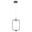 Eurofase Dagmar LED Pendant, Black/White & Clear
