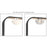 Eurofase Dagmar LED Pendant, Black/White & Clear