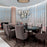 Eurofase Dagmar 9-Light LED Chandelier, Black/White & Clear