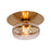 Eurofase Nottingham Flush Mount, Brass/Tinted Amber