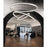 Eurofase Forster 3-Tier LED Chandelier, Black/Soft White