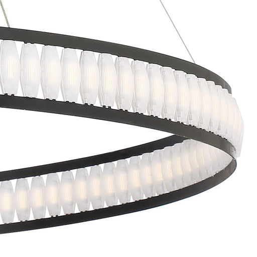 Eurofase Forster LED Chandelier, Black/Soft White