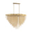 Eurofase Bloomfield Oval LED Chandelier, Antique Brush Gold