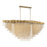 Eurofase Bloomfield Oval LED Chandelier, Antique Brush Gold