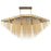 Eurofase Bloomfield Oval LED Chandelier, Antique Brush Gold