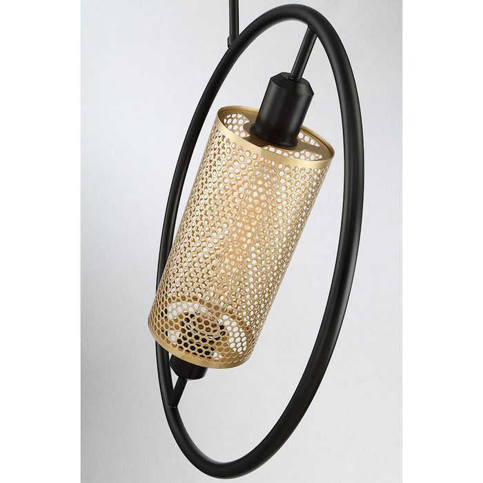 Eurofase Seamore 1-Light Pendant, Black/Gold