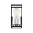 Eurofase Stafford 1-Light Wall Sconce, ChromeBlack