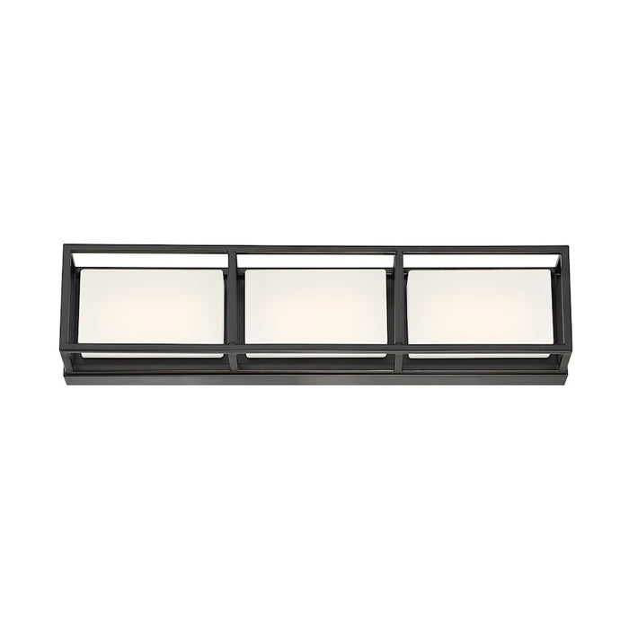 Eurofase Tamar Small LED Bathbar, Black/Frost White