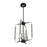 Eurofase Percy 4-Light Chandelier, ChromeBlack