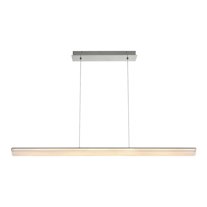 Eurofase Landor Linear LED Pendant, Chrome/White