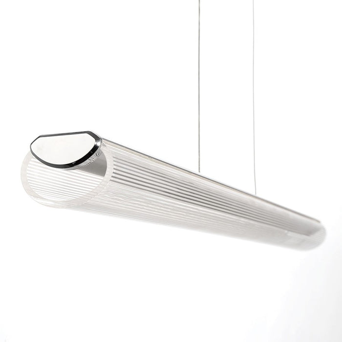 Eurofase Landor Linear LED Pendant, Chrome/White