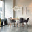 Eurofase Clayton LED Chandelier, Silver, Brushed Gold/Clear