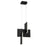 Eurofase Coburg LED Pendant, Anodized Gold/Clear