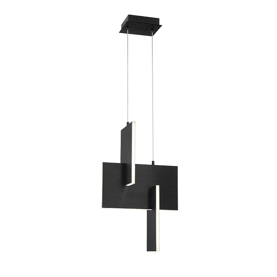 Eurofase Small LED Pendant, Black