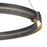 Eurofase Admiral 2-Tier LED Chandelier, Black/Brass/Soft White