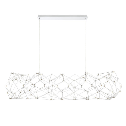 Eurofase Large LED Chandelier, Chrome